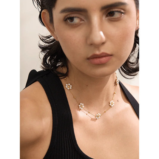 Citrinea Halsband Pärla