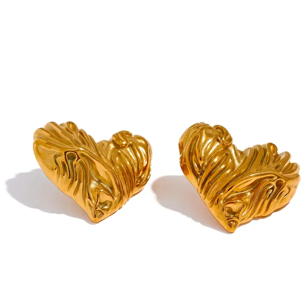 Marina Smälta Örhängen - Guld