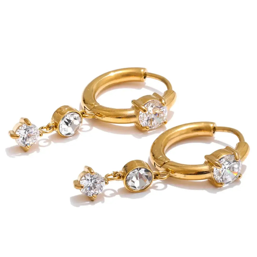 Alessia Örhänge - Guld