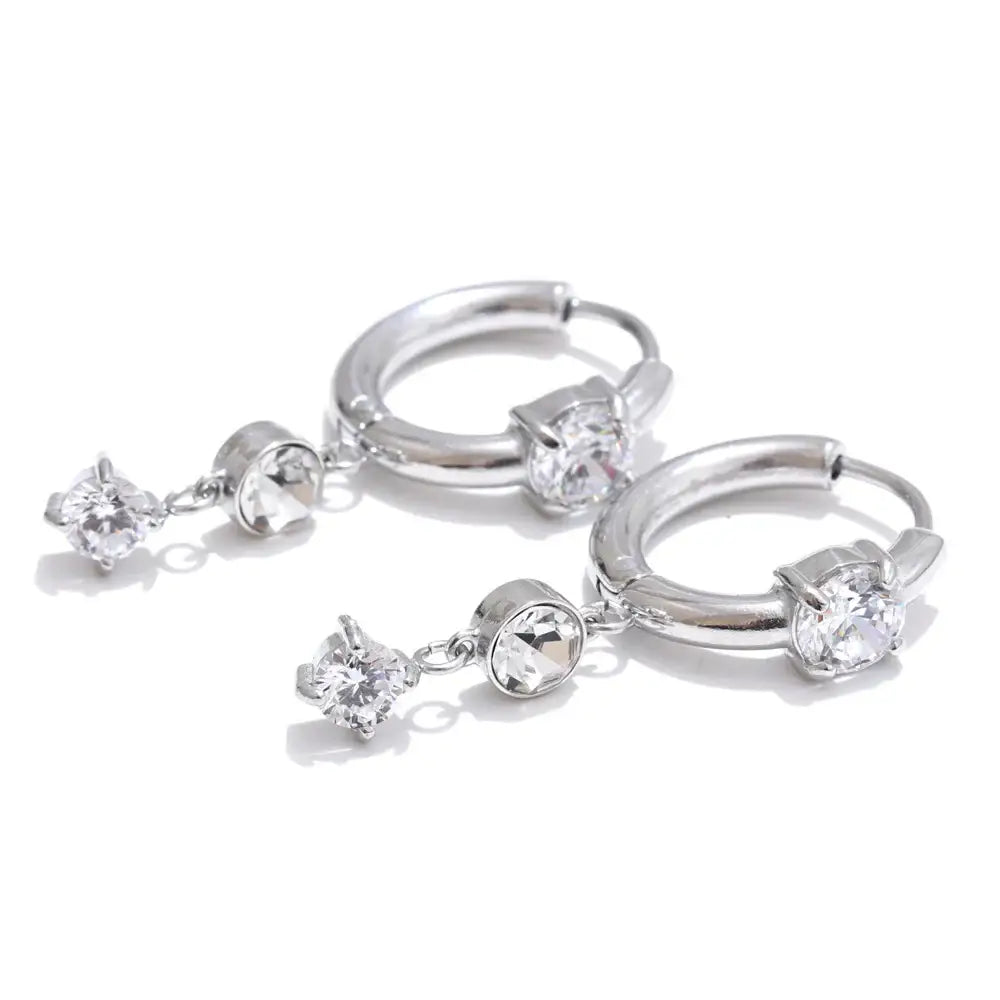 Alessia Örhänge - Silver