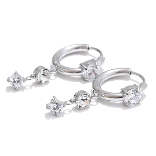 Alessia Örhänge - Silver