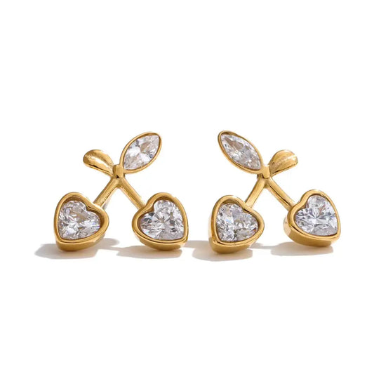 Dahlia Örhängen - Guld