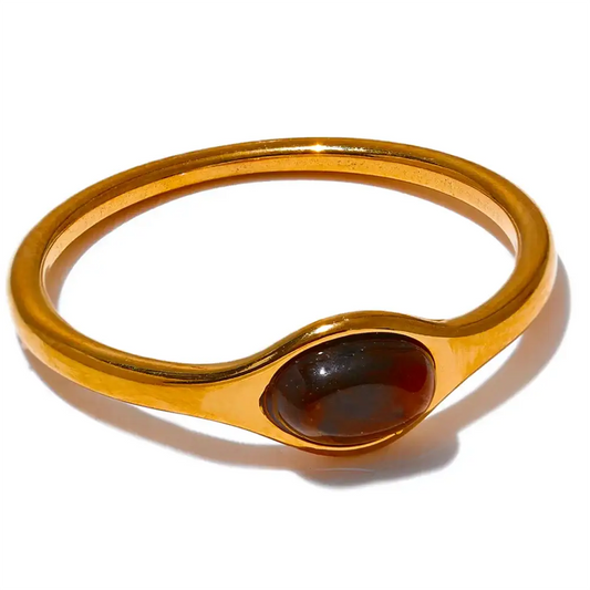 Fleurine Ring sten - Guld / 6