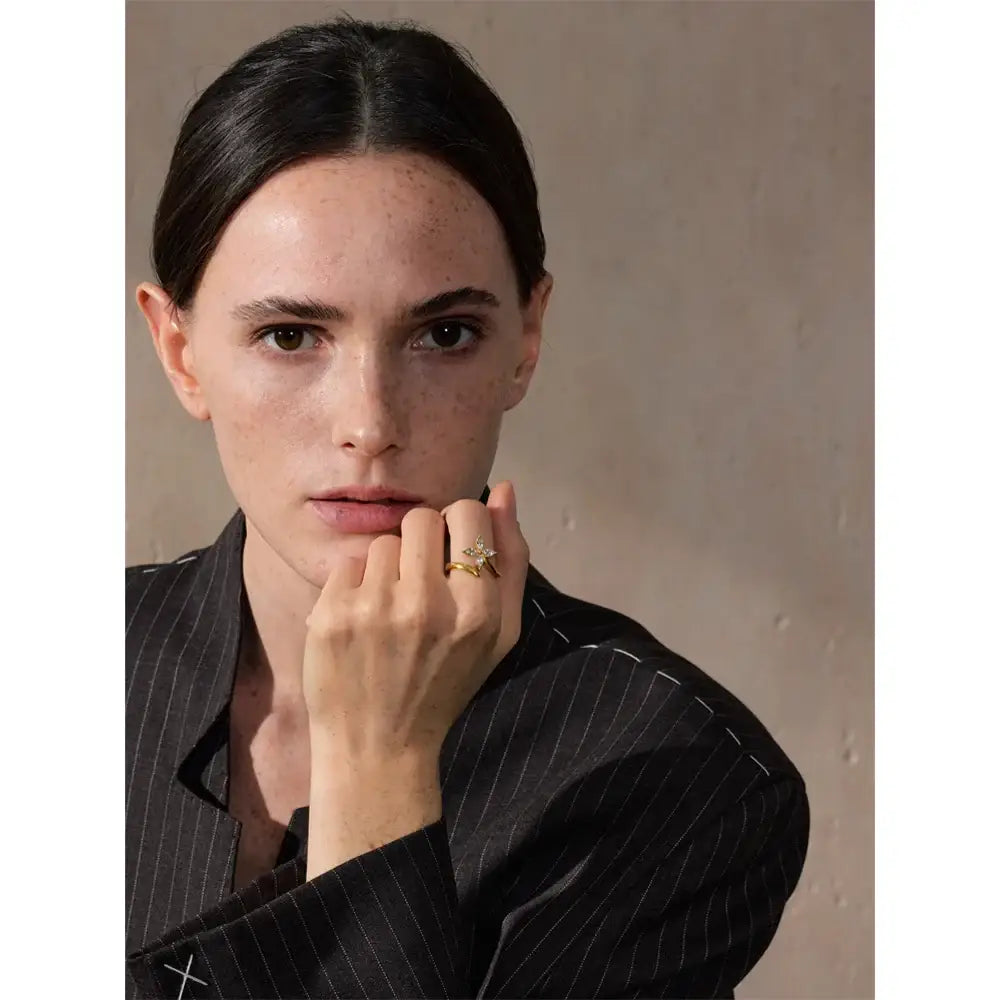 Lillia Ring - Guld / One Size