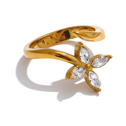 Lillia Ring - Guld / One Size