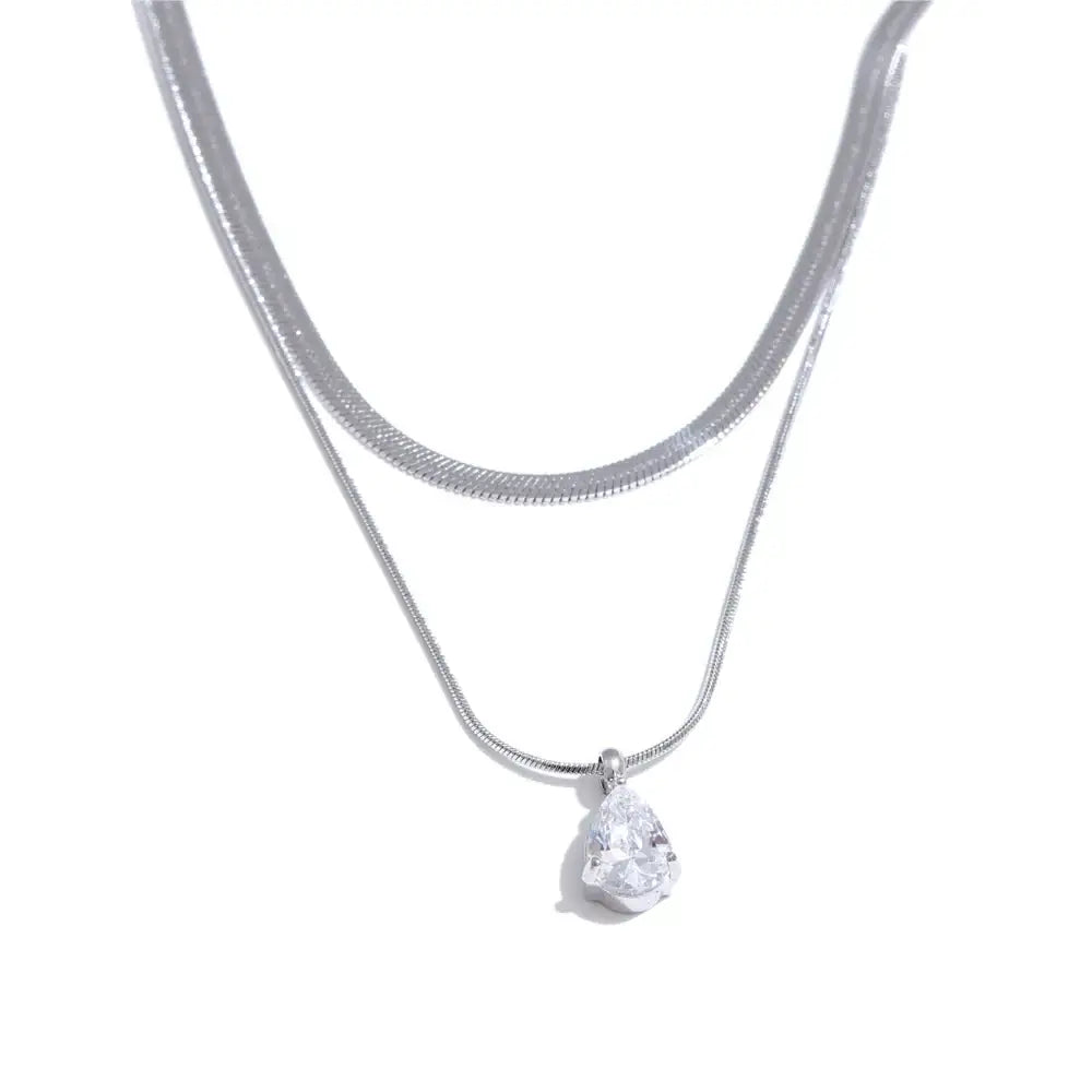 Lorielle Halsband - Silver