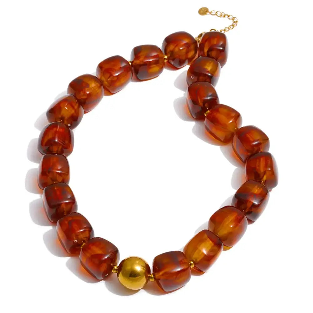 Marielle Halsband - Amber