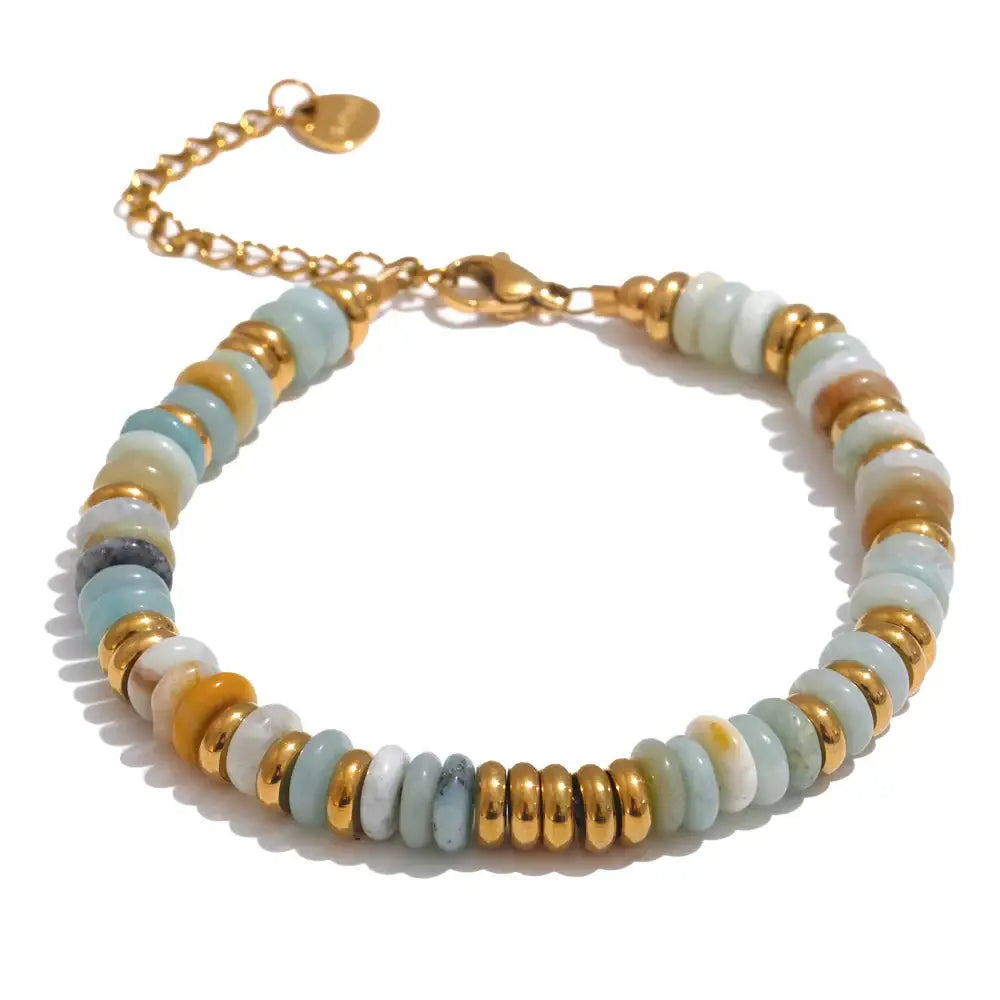 Serenza Sten Armband - Amazonite