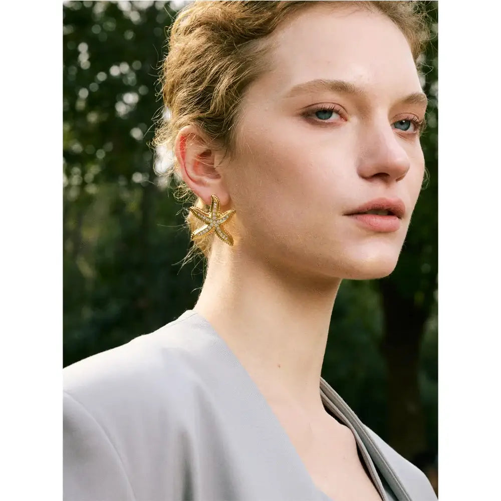 Starfish Pärl Örhängen