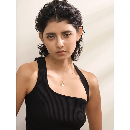 Trevia Halsband Pärla - Guld