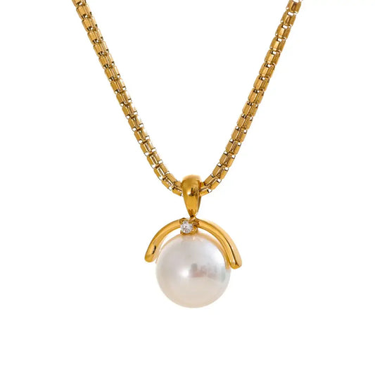 Vindella Halsband Pärla - Guld